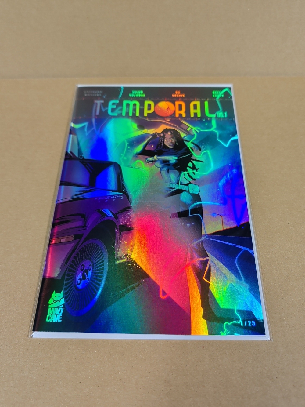 Mad Cave TEMPORAL #1 2026 HOLO FOIL 1/25 ALPHA  NM CONDITION